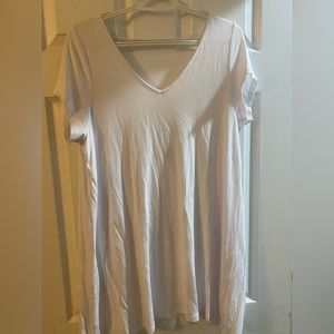 White tshirt dress from tobi size small